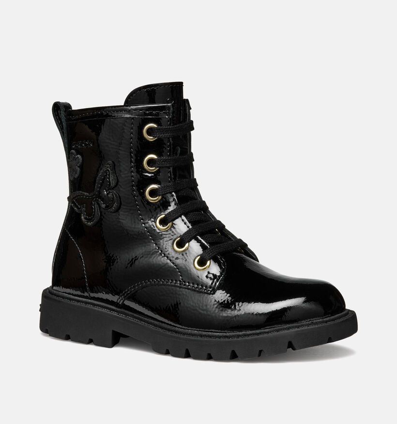 Geox Shaylax Boots en Noir pour filles (360339) - pour semelles orthopédiques