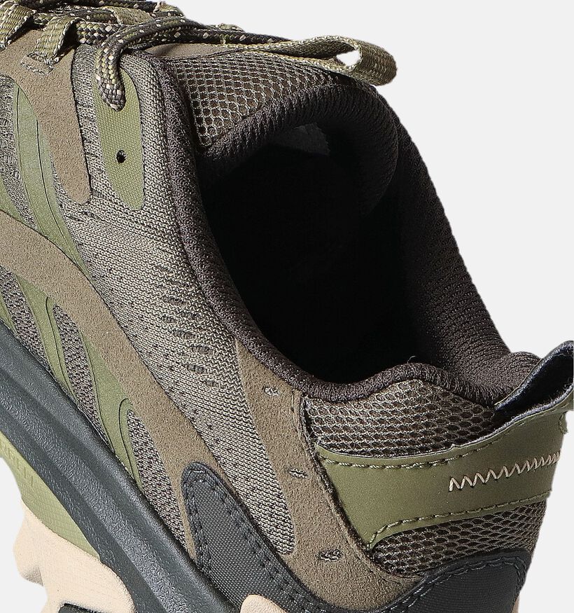 Merrell Moab Speed 2 Chaussures de marches en Vert Khaki pour hommes (352780) - pour semelles orthopédiques