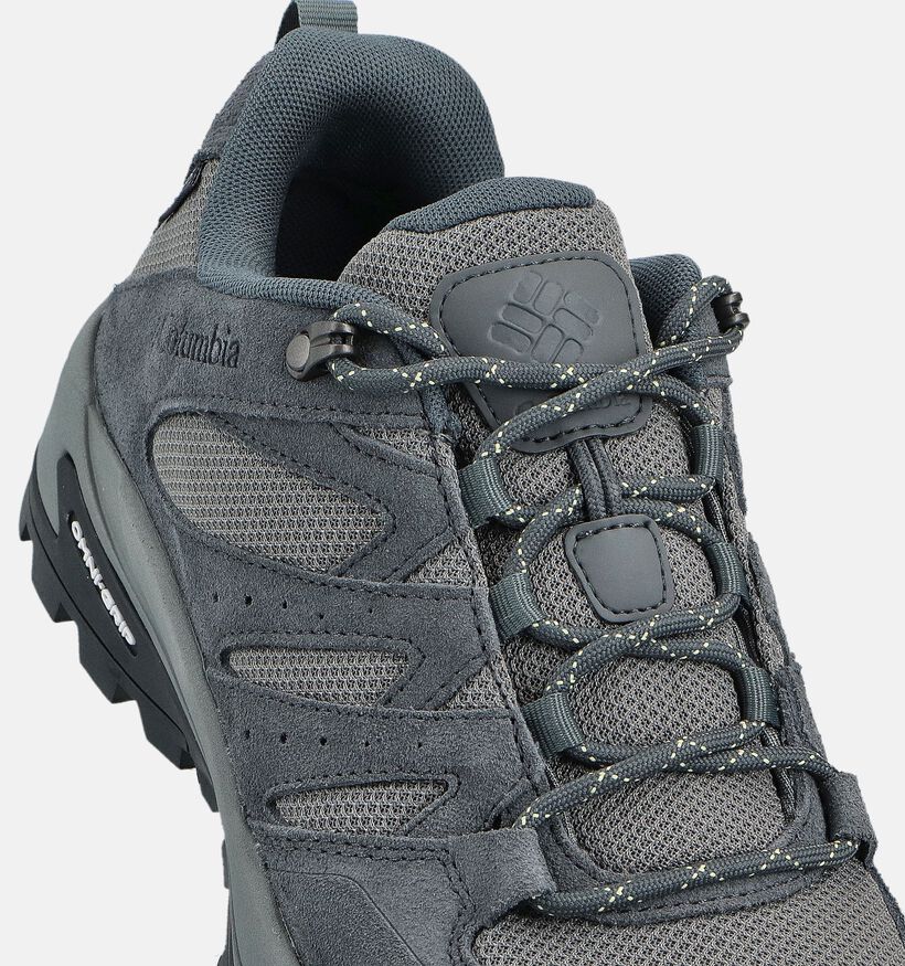 Columbia Redmond IV Low Waterproof Chaussures de randonnée en Gris pour hommes (359516) - pour semelles orthopédiques