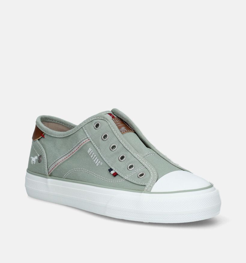 Mustang Groene Sneakers voor dames (336427)