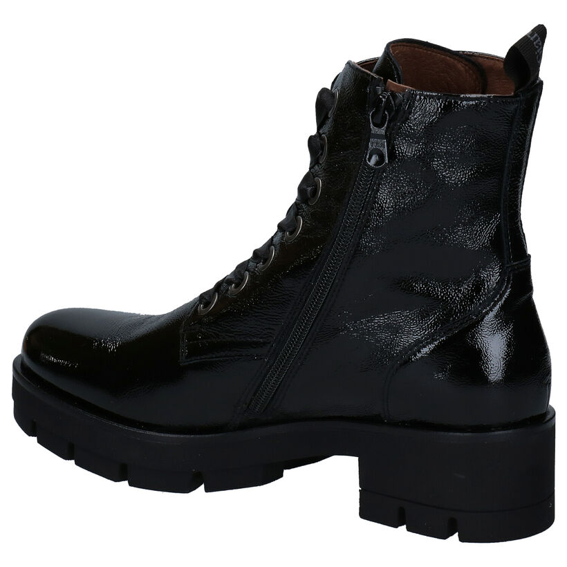 NeroGiardini Boots à lacets en Noir en verni (283194)