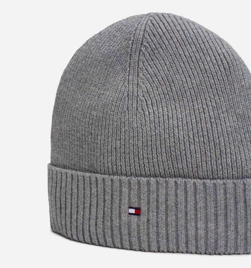 Tommy Hilfiger Flag Bonnet en Gris pour femmes, hommes (362648)