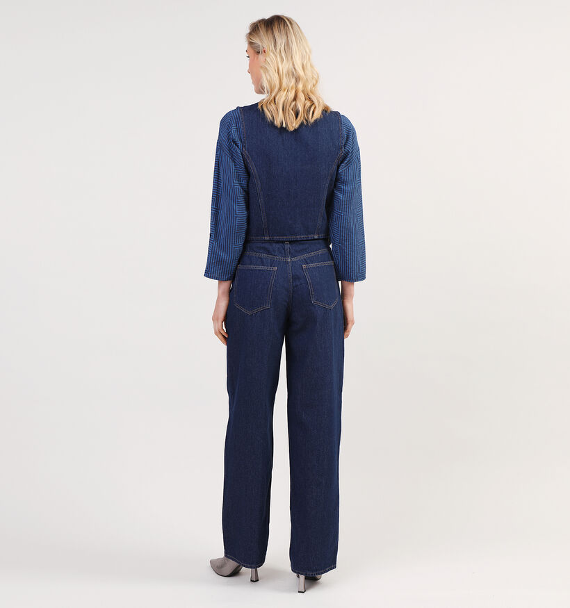 Vila Creek Blauwe Denim gilet voor dames (349445)