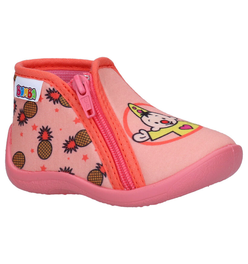 Bumba Roze Pantoffeltjes in stof (279789)