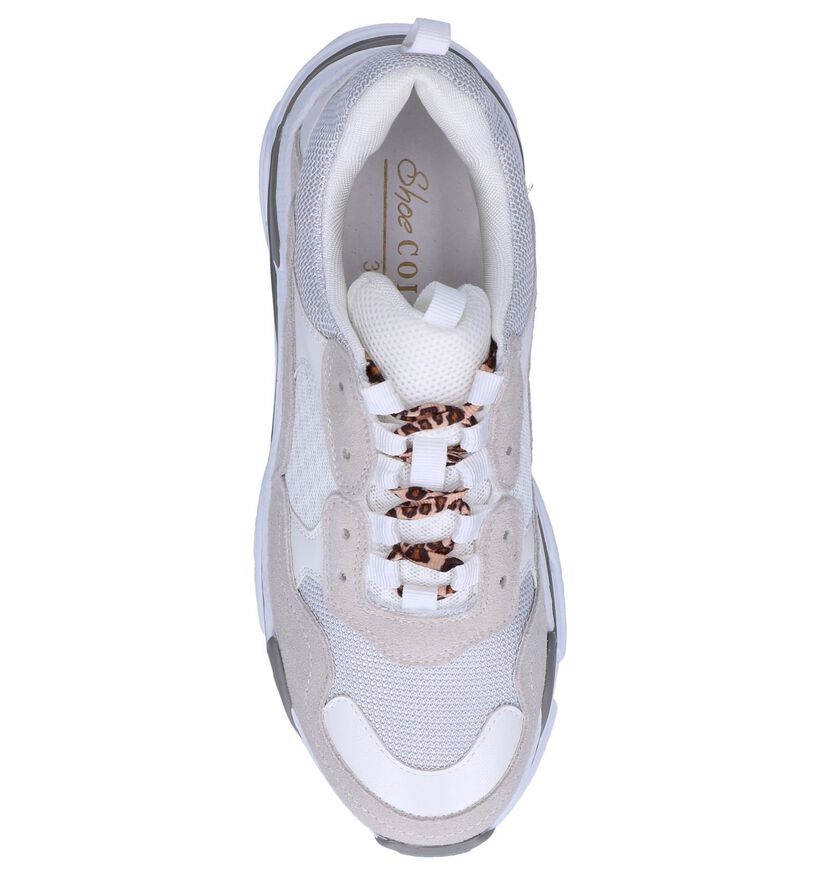 Witte Nineties Sneakers Shoecolate in daim (261109)