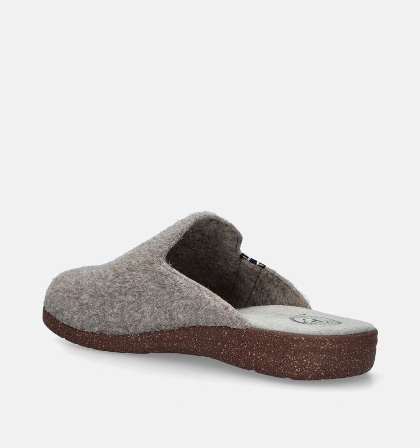 Arizona Pantoufles ouvertes en Beige pour hommes (349962)