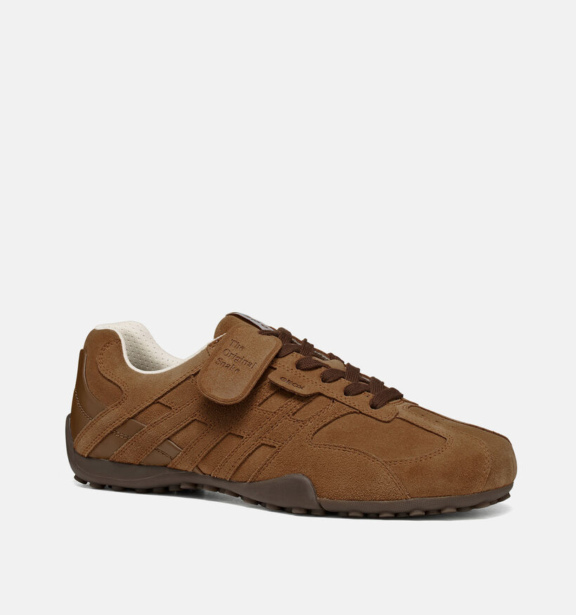 Geox U Snake Cognac Schoenen voor heren (376366) - geschikt voor steunzolen