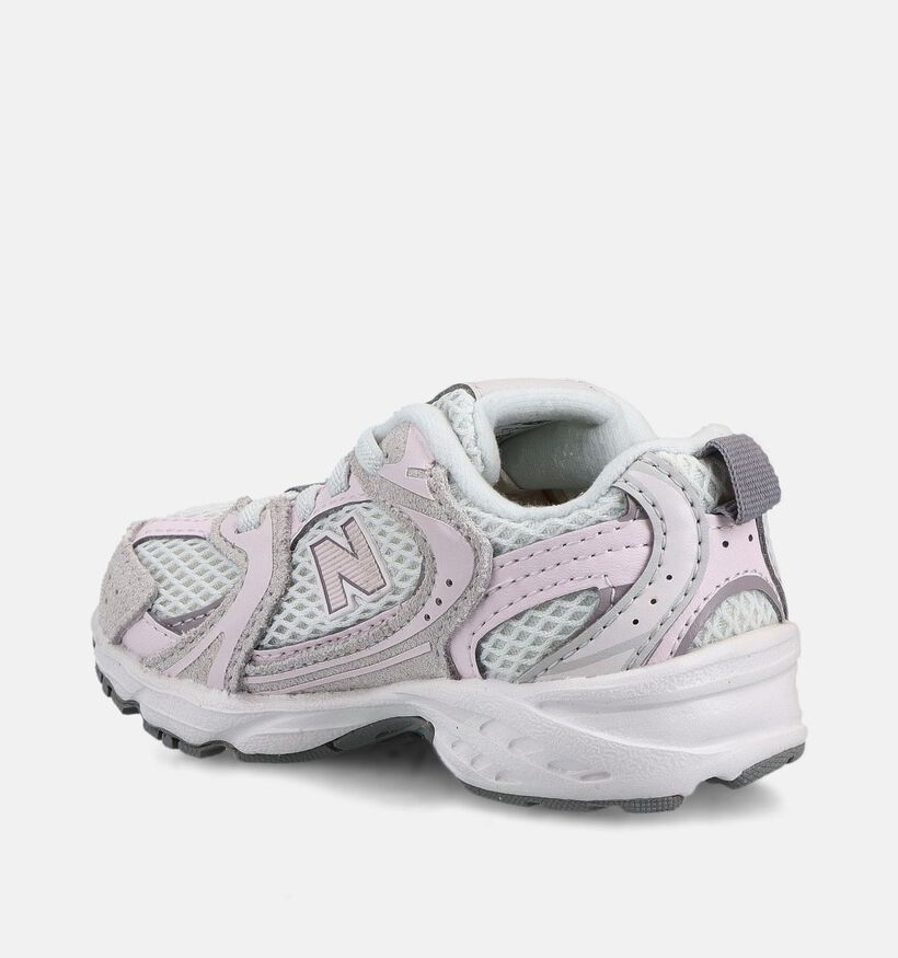 New Balance Baskets basses en Rose pour filles (366201) - pour semelles orthop&eacute;diques