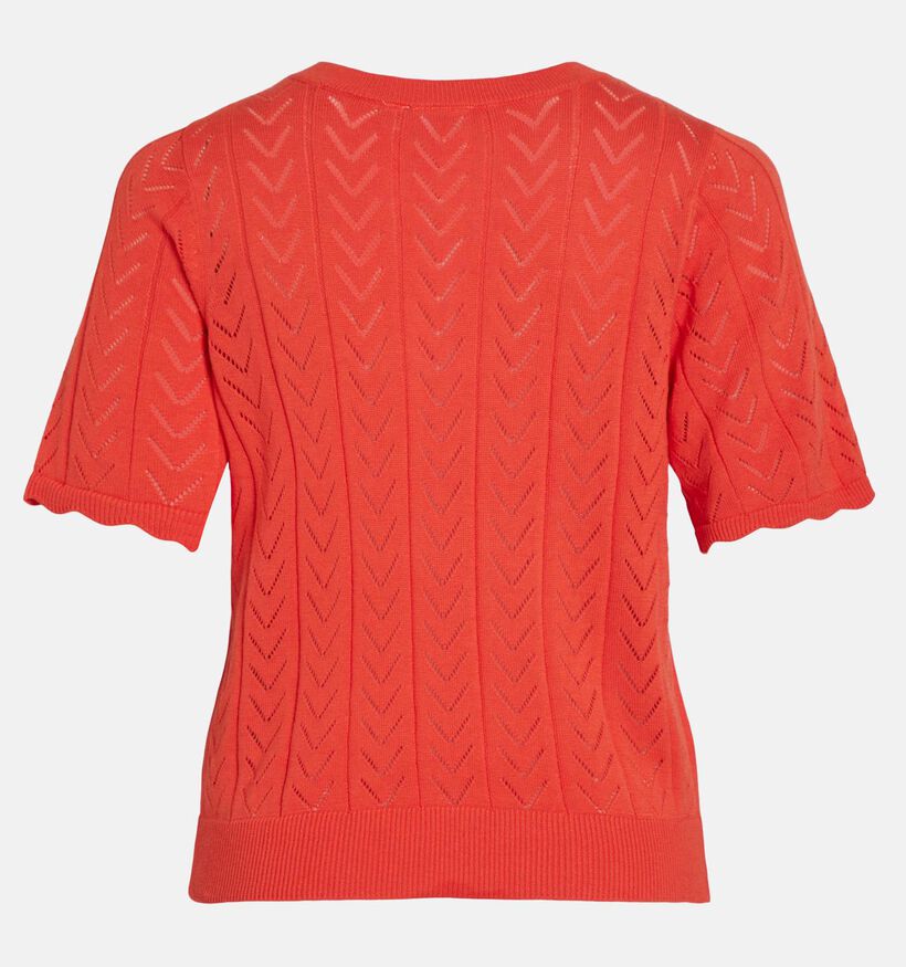 Vila Shelley Pull en Vert pour femmes (323694)