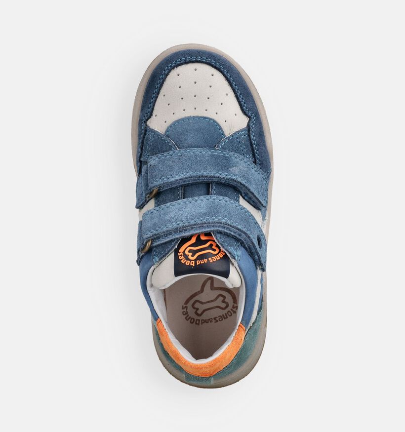 STONES and BONES Baskets basses en Bleu pour gar&ccedil;ons (373745) - pour semelles orthop&eacute;diques