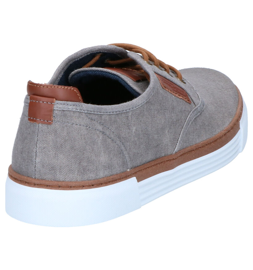 Camel Active Chaussures à lacets en Gris foncé en textile (271434)