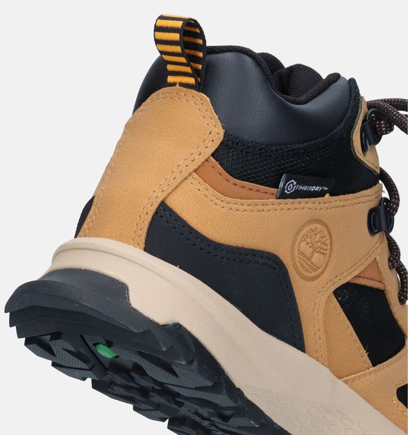 Timberland Lincoln Peak Mid WP Camel Bottines voor jongens (329083) - geschikt voor steunzolen