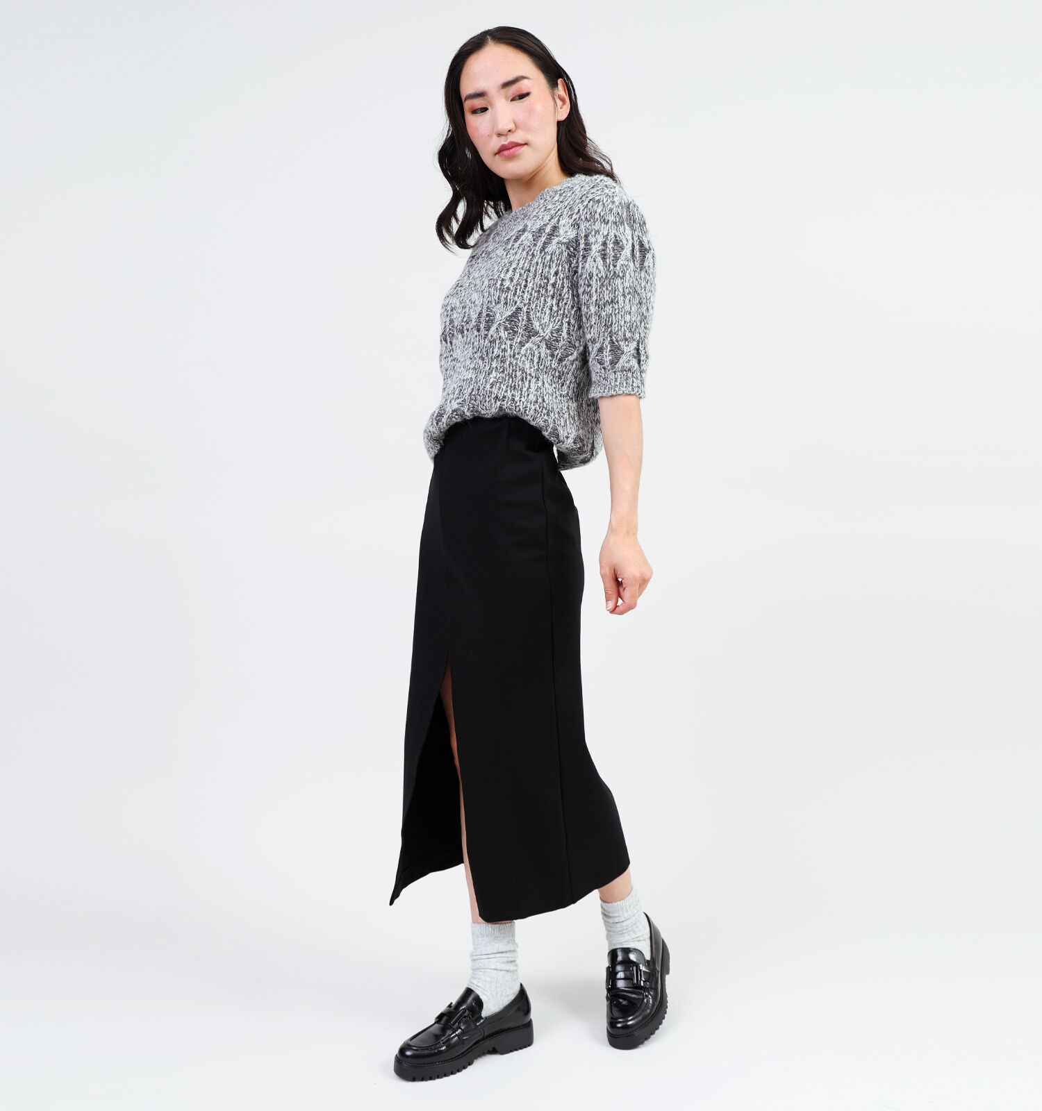 Zwarte lange rok dames online
