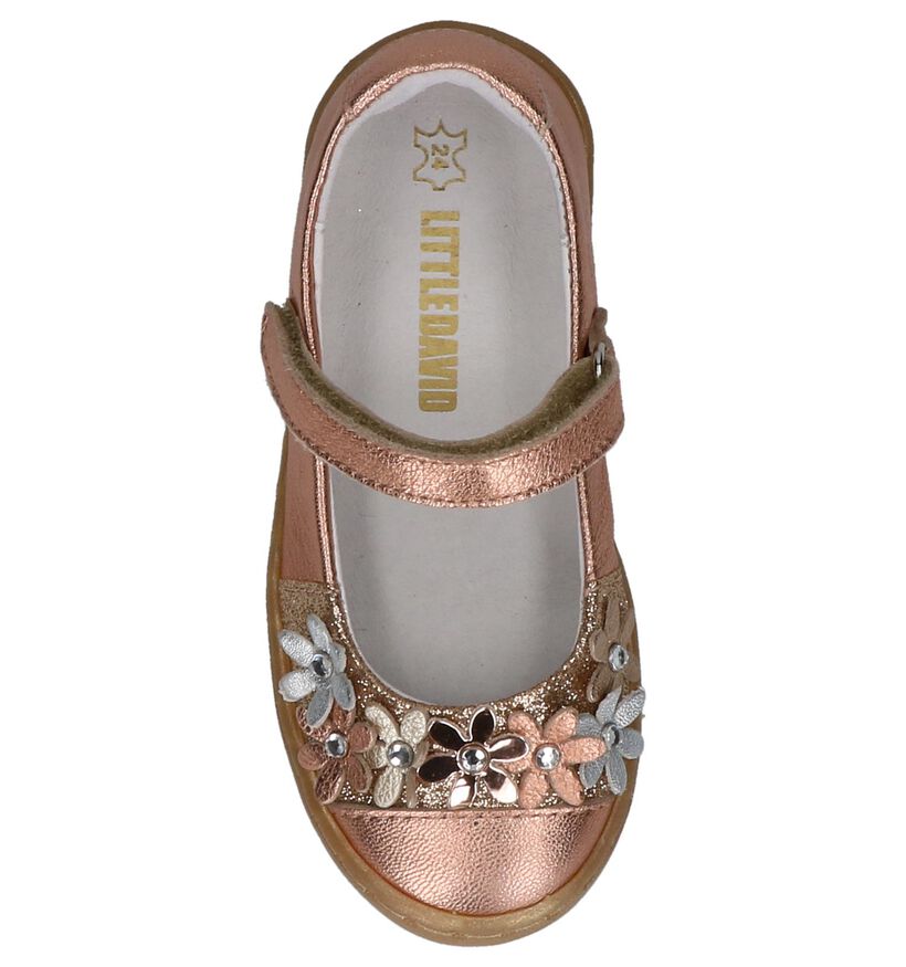 Little David Ballerines en Rose en cuir (217956)