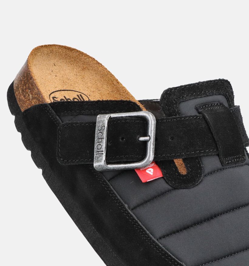 Scholl Olivier Primaloft Pantoufles en Noir pour hommes (381860)