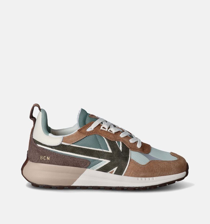 Kaotiko Bruine Sneakers voor heren (351985) - geschikt voor steunzolen