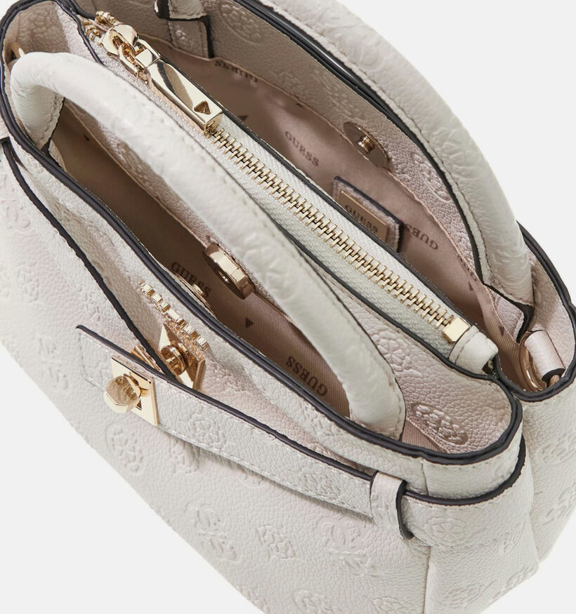 Guess Ella Logo Ecru Handtas voor dames (375917)