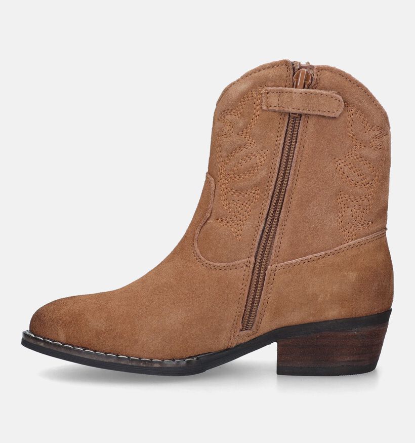 Milo & Mila Cognac Cowboy boots voor meisjes (331950)