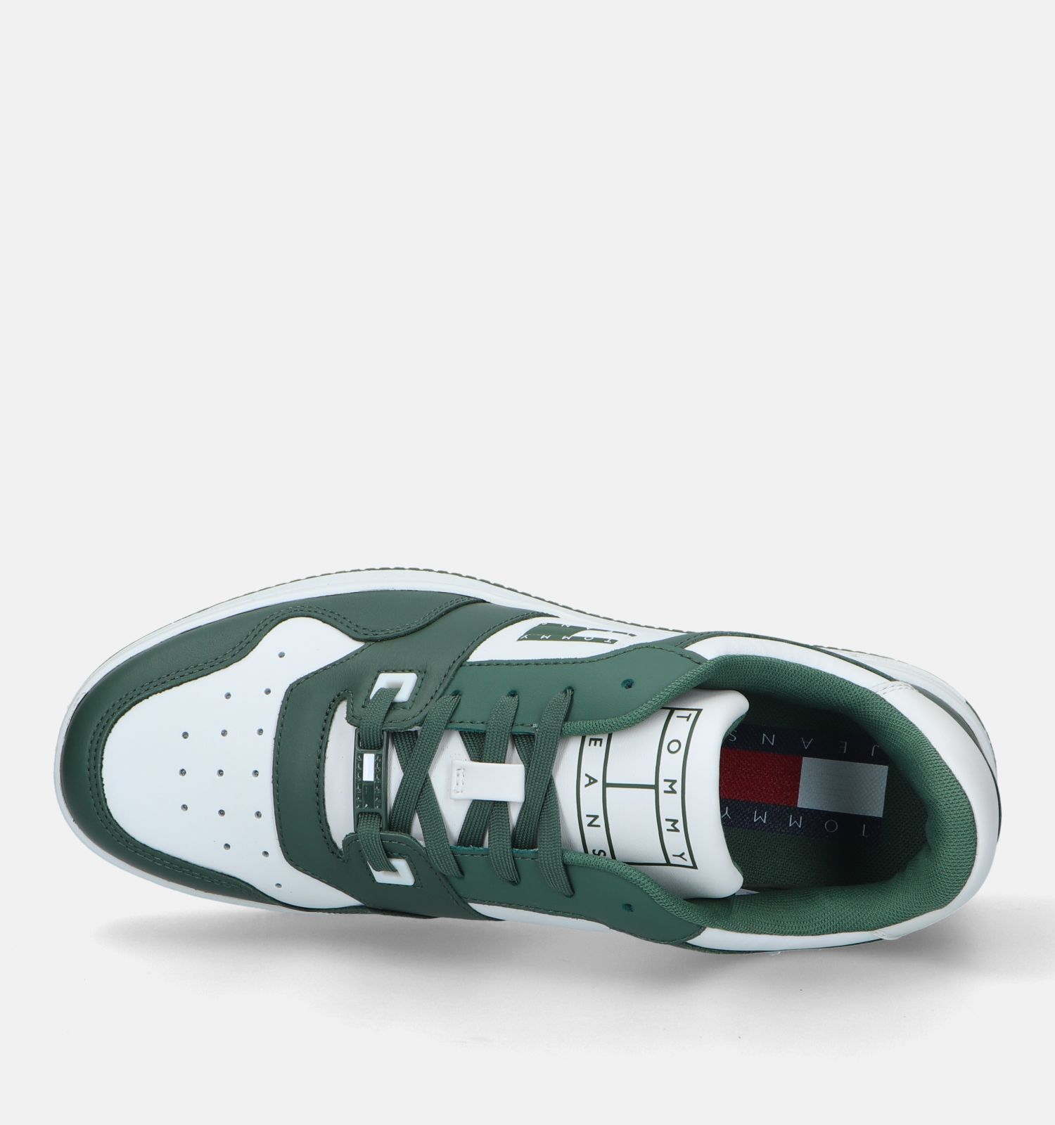 Tommy Hilfiger Premium Groene Sneakers Heren Sneakers Online op TORFS.BE
