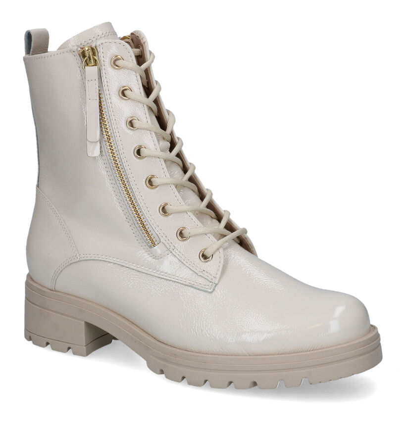 Gabor OptiFit Bottines en Ecru en cuir (315221)