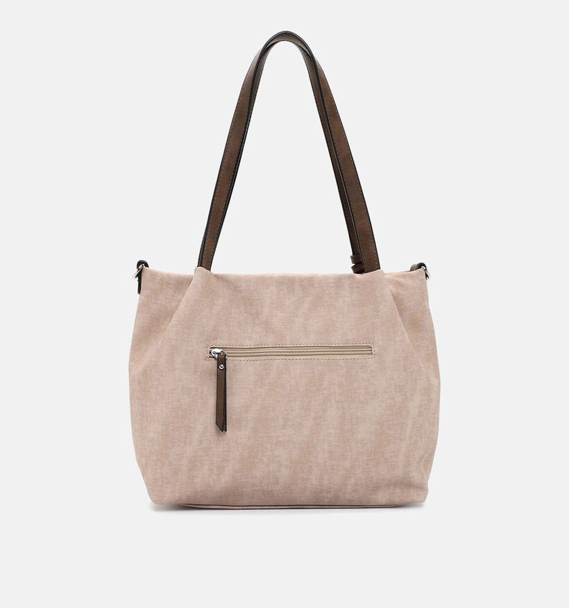 Emily & Noah Elke Blauwe Shopper tas met rits voor dames (340657)