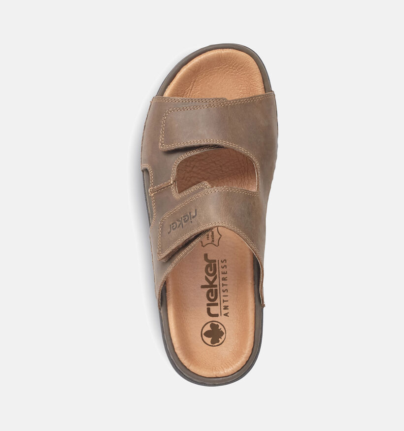 Rieker Bruine Slippers voor heren (354830)
