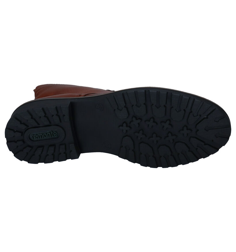 Remonte Bottines en Cognac en cuir (298054)