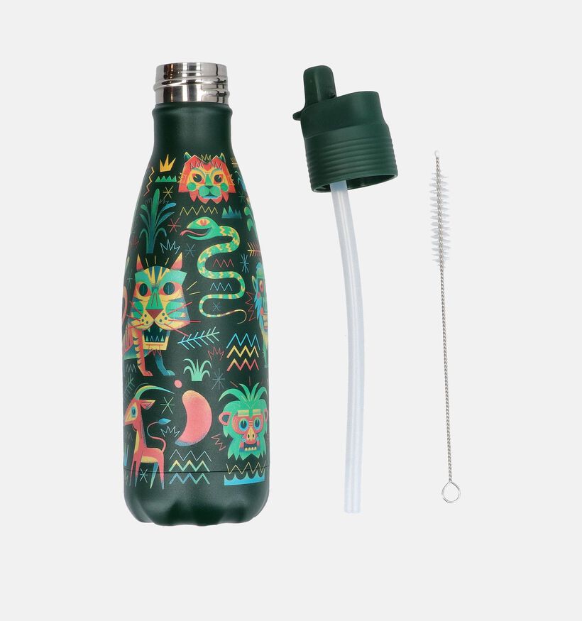 Chilly's Kids Bottle Donkergroene Drinkfles 350ml voor meisjes, jongens (383687)