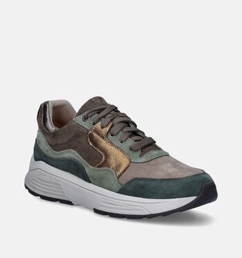 Xsensible Golden Gate Sneakers Bruin/Groen