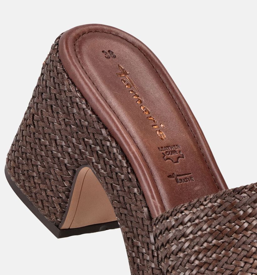 Tamaris Bruine Slippers met hak voor dames (371721)