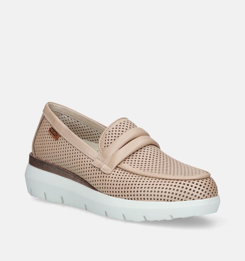 Pikolinos Rueda Beige Instappers voor dames (339579) - geschikt voor steunzolen