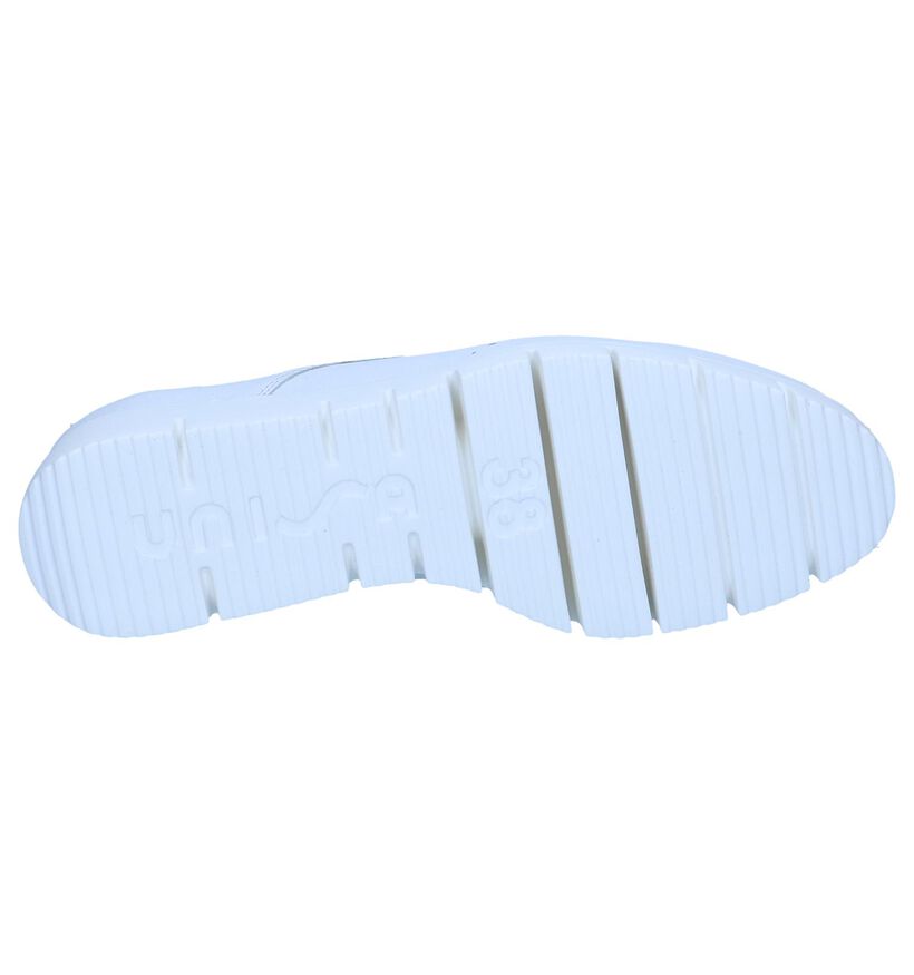 Unisa Chaussures à lacets en Blanc en cuir (249254)