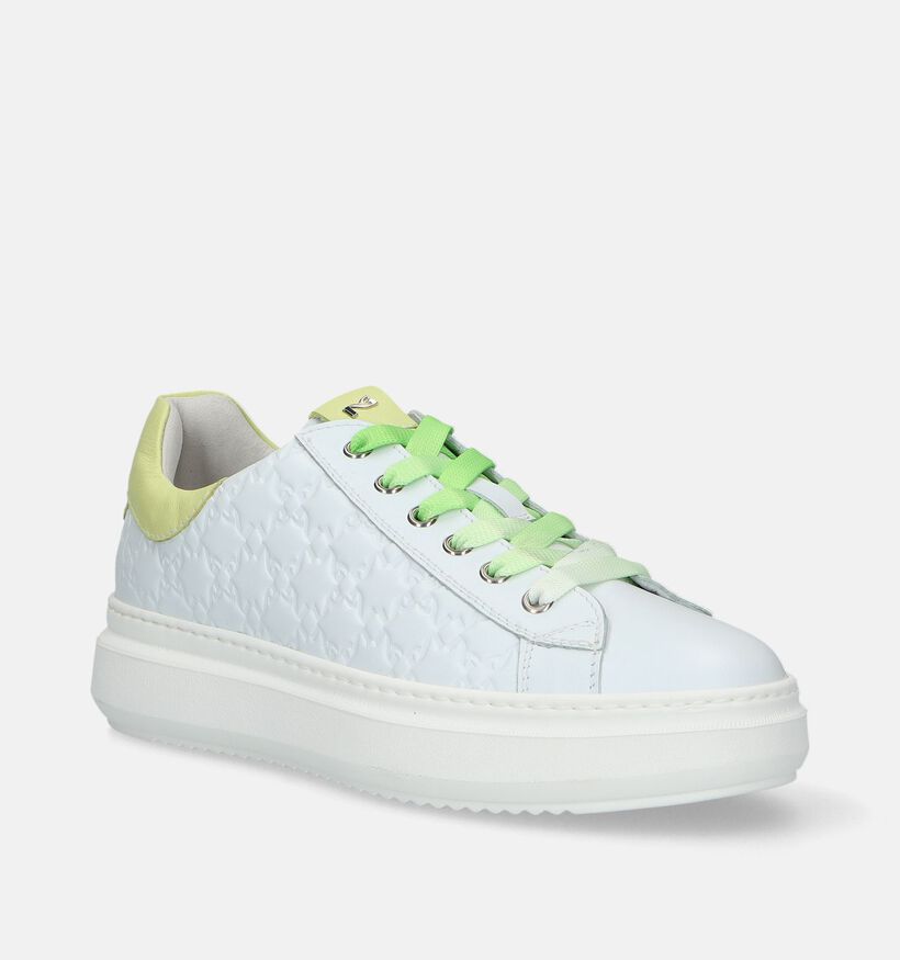 NeroGiardini Witte Sneakers voor dames (337172) - geschikt voor steunzolen