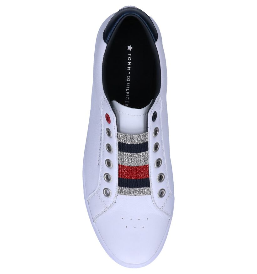 Witte Slip-on Sneakers Tommy Hilfiger in leer (237254)