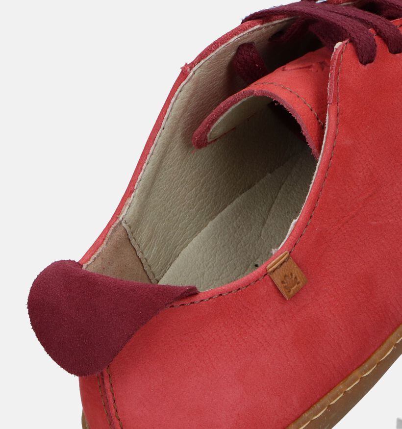 El Naturalista El Viajero Chaussures à lacets en Rouge pour femmes (339441) - pour semelles orthopédiques