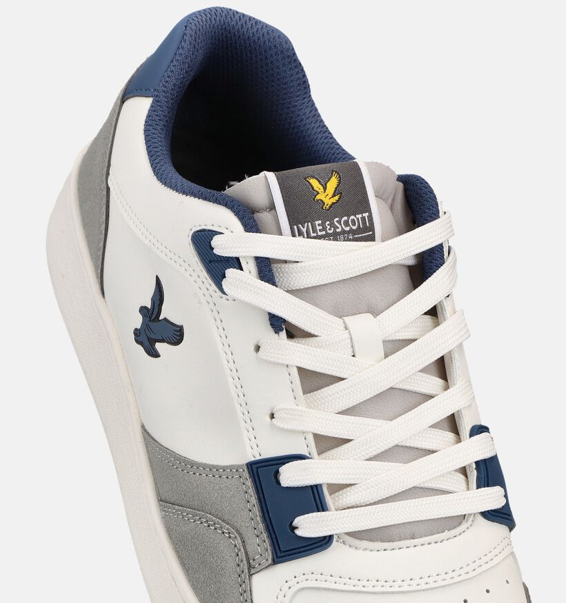 Lyle & Scott Callum Ecru/Grijze Sneakers voor heren (369046) - geschikt voor steunzolen
