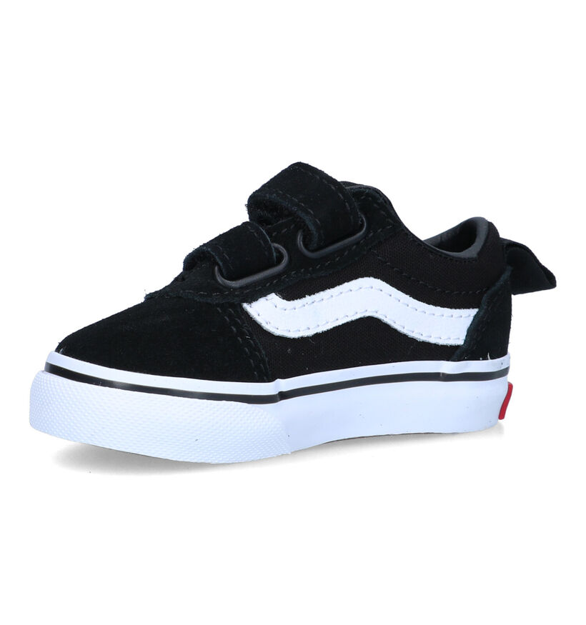 Vans Ward Zwarte Babysneakers voor jongens, meisjes (352756) - geschikt voor steunzolen
