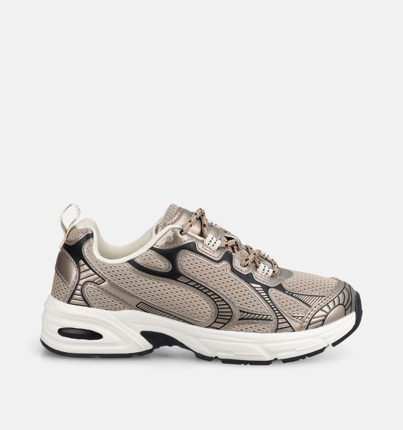 Milo & Mila Gouden Lage Sneakers voor meisjes (379105) - geschikt voor steunzolen