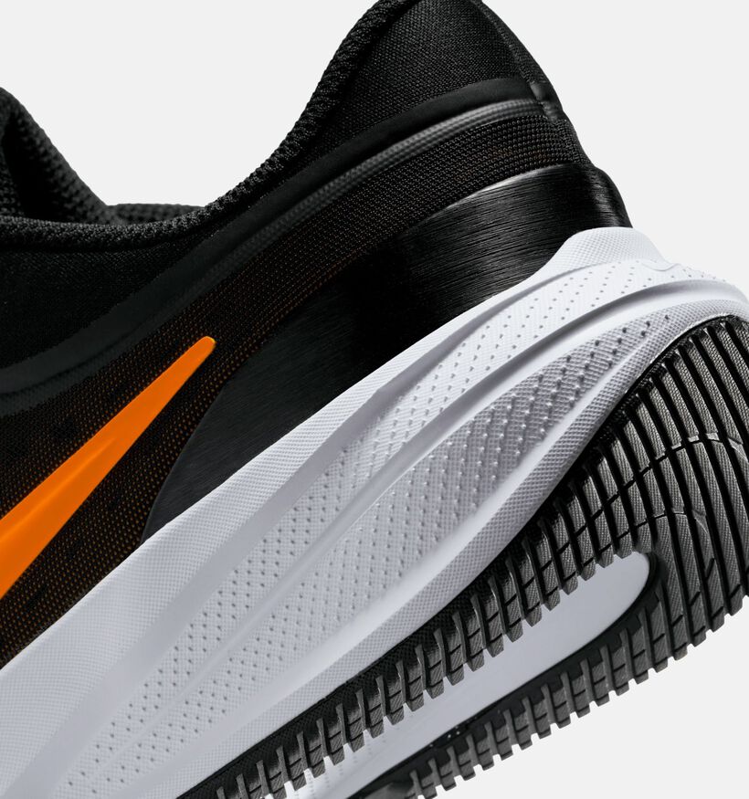 Nike Star Runner 5 Zwarte/Oranje Sneakers voor jongens (364611) - geschikt voor steunzolen