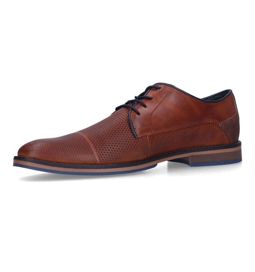 Bullboxer Cognac Geklede Veterschoenen voor heren (331807)