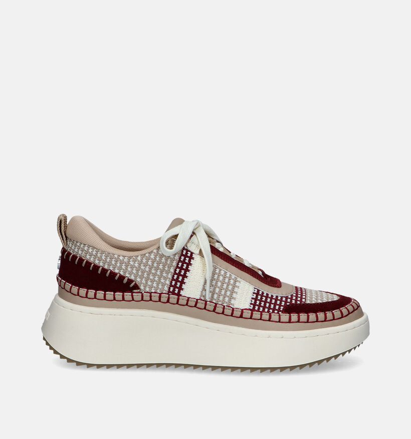Steve Maggen Doubletake Rode Sneakers voor dames (347688) - geschikt voor steunzolen