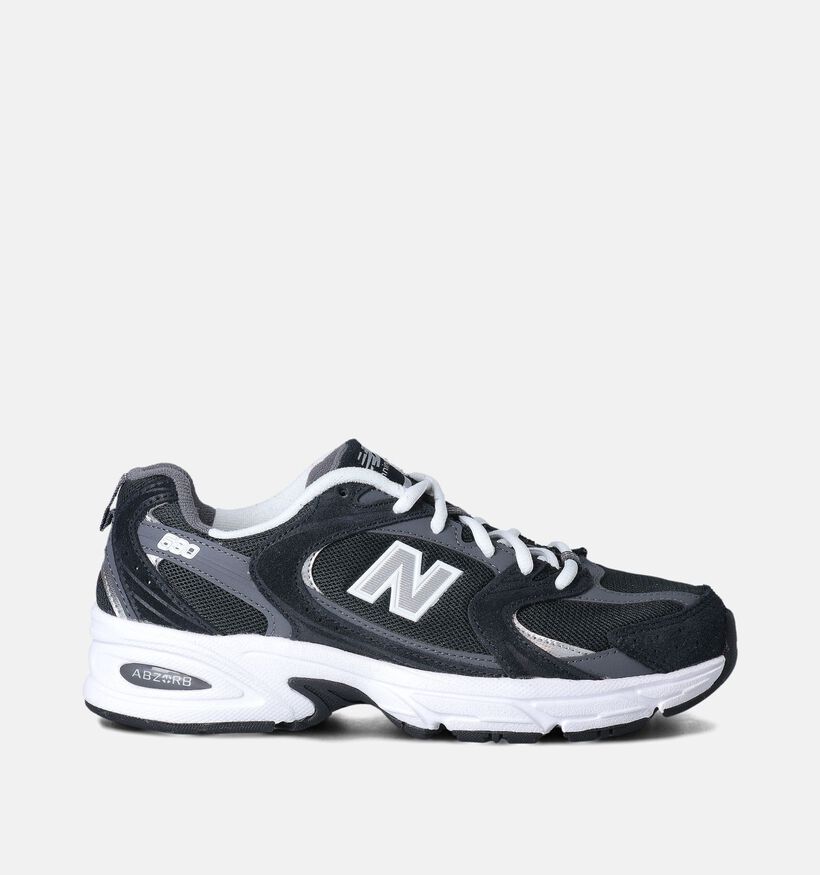 New Balance 530 Baskets en Noir pour femmes (359068) - pour semelles orthopédiques