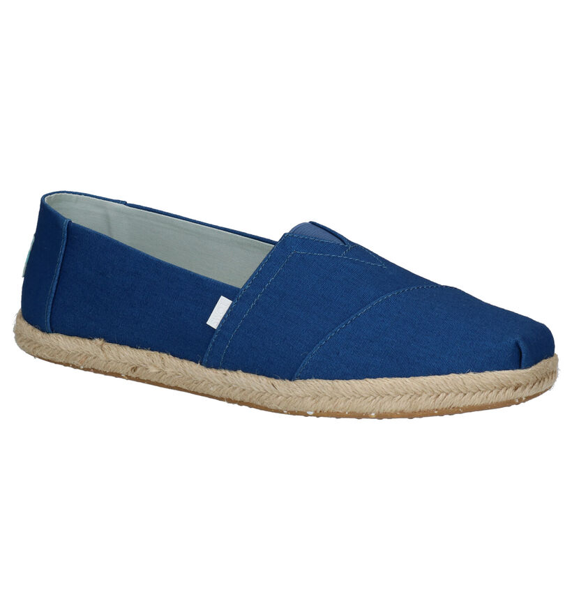 Toms Alpargata Blauwe Espadrilles in stof (269361)