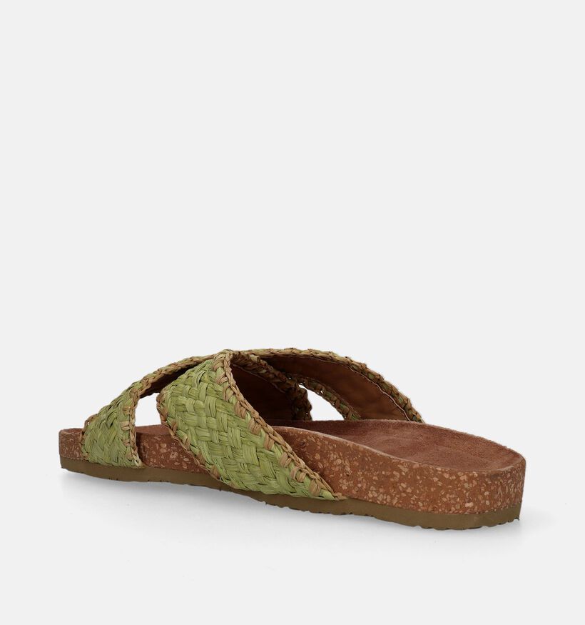 Marco Tozzi Groene Slippers voor dames (338344)