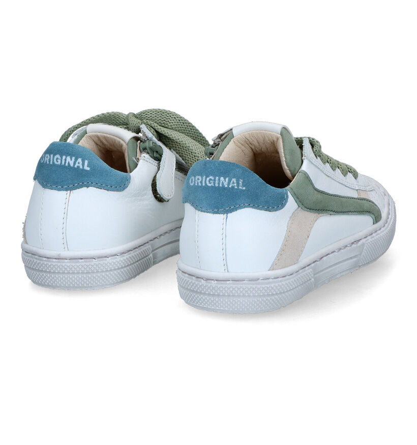 STONES and BONES Maust Chaussures à lacets en Blanc pour garçons (322075) - pour semelles orthopédiques