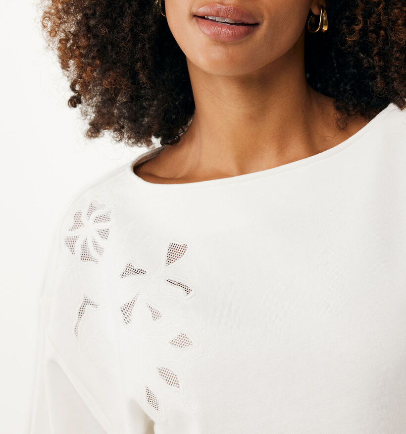 Mexx Sweatshirt en Écru pour femmes (353215)