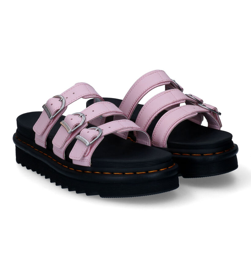 Dr. Martens Blaire Slide Roze in kunstleer (303587)