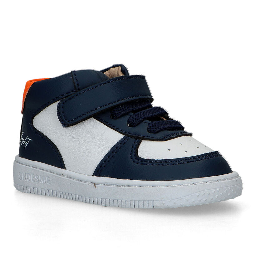 Shoesme Baskets pour bébé en Bleu pour filles, garçons (320455) - pour semelles orthopédiques