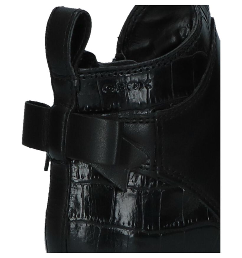 Zwarte Hoge Schoenen Geox in leer (232717)