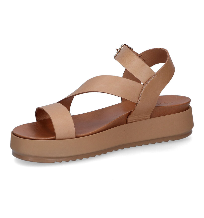 Inuovo Sandales à Platforme en Or pour femmes (325192)